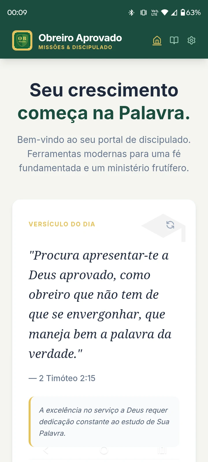 Dicas para Obreiros Aprovados screenshot