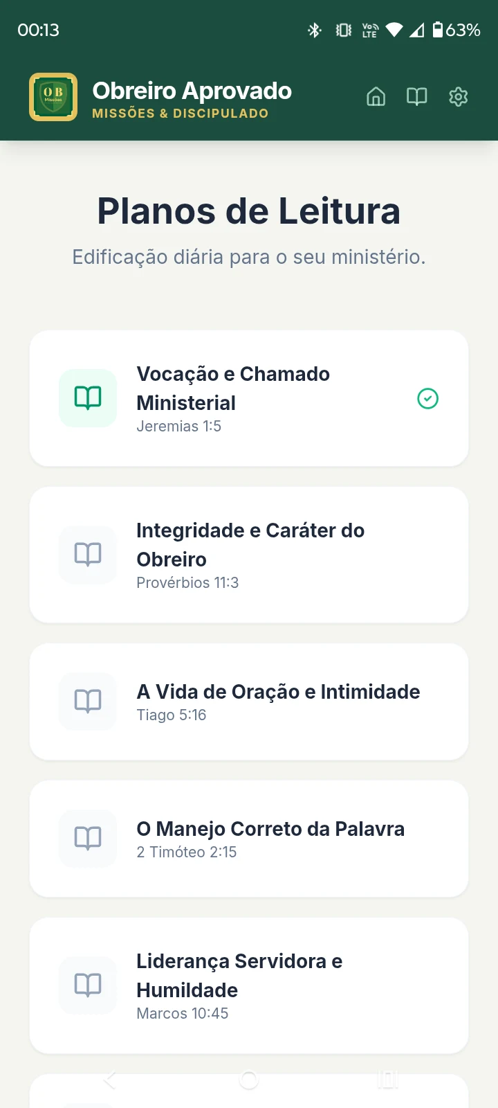 Dicas para Obreiros Aprovados screenshot